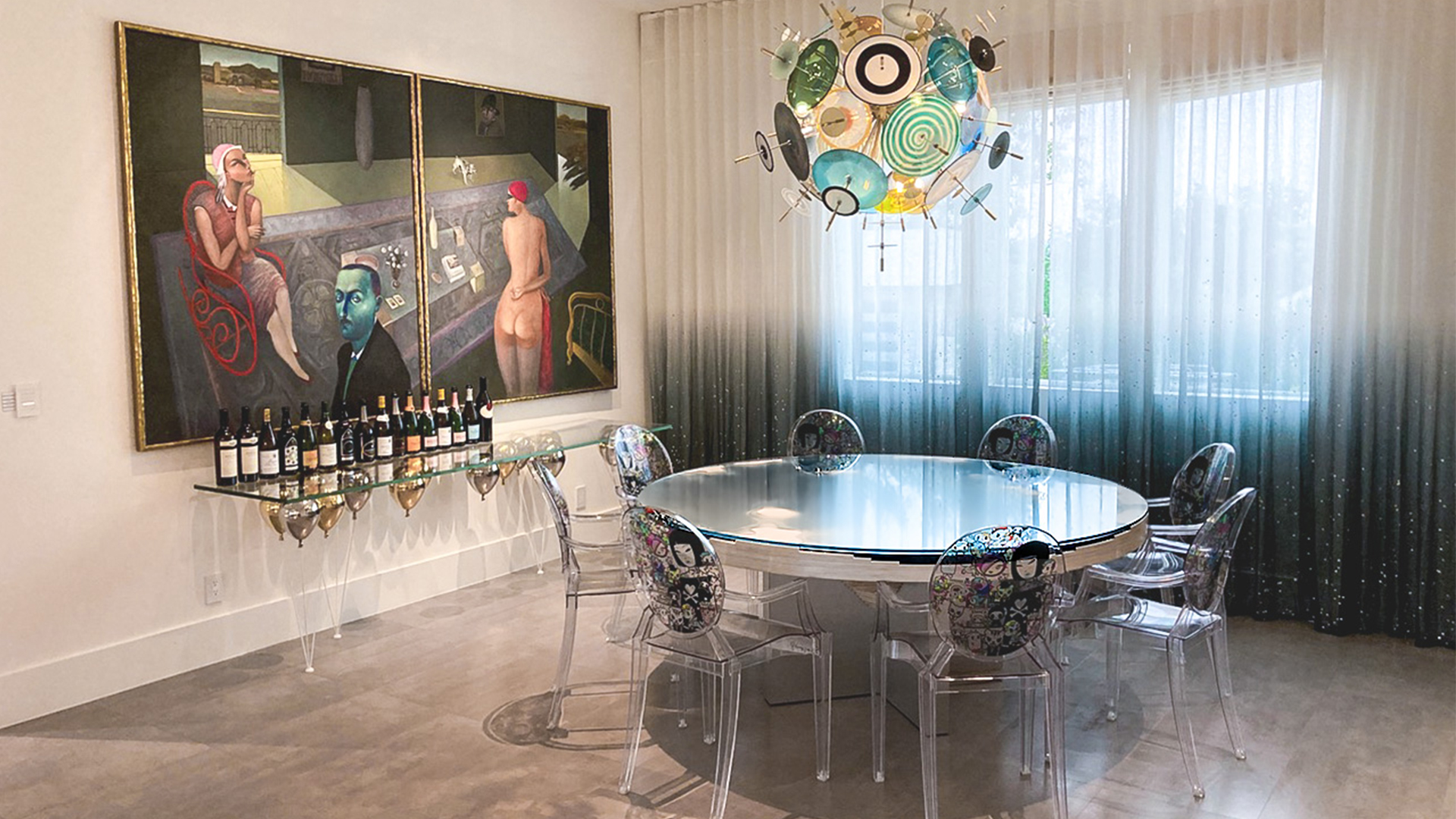 Unique Dining Table Design by Duffy London